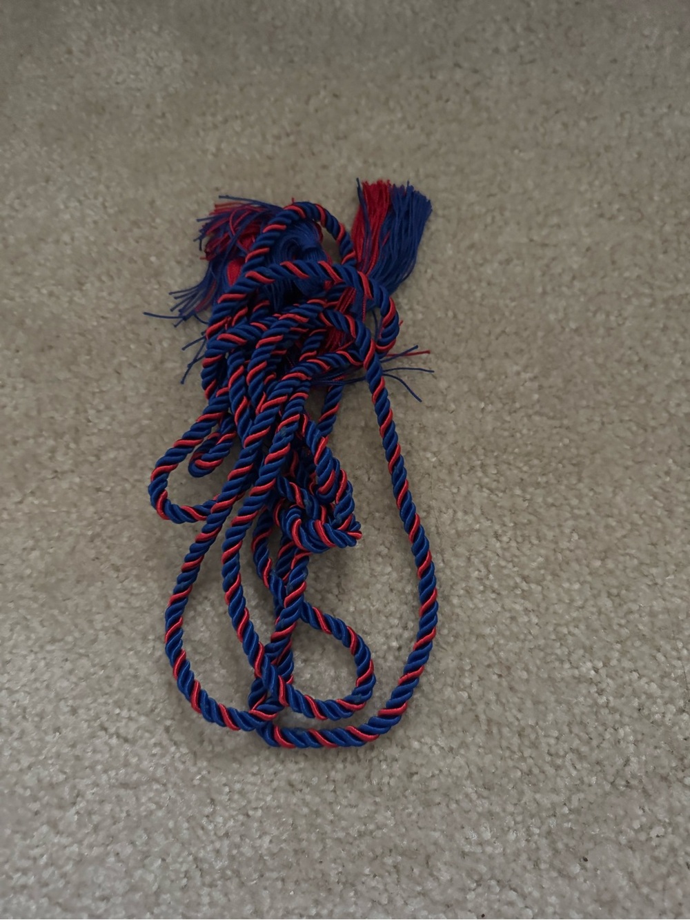 Graduation Cord - Blue & Red